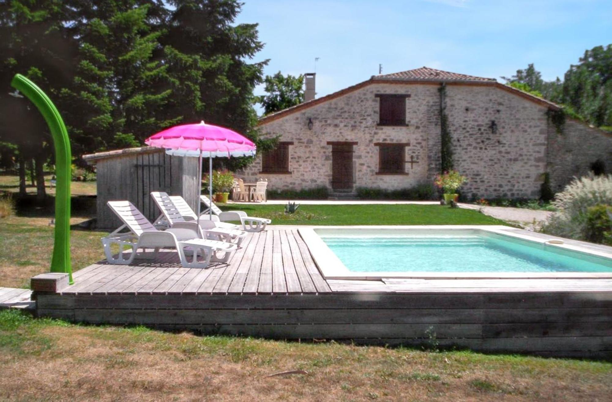 Maison Charmante A Saint Cirq Avec Piscine Privee Villa Buitenkant foto